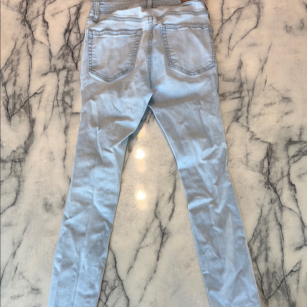 Blue High Rise Denim Jeans - Picture 4 of 4